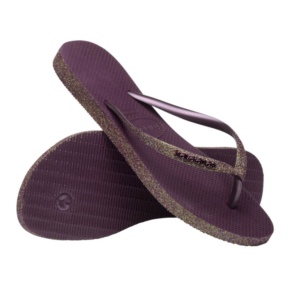 Havaianas Slim Sparkle II Bayan Terlik - Bordo