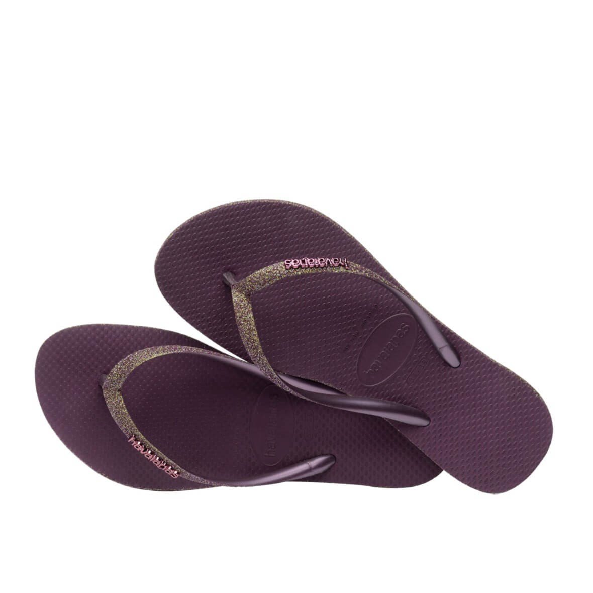Havaianas Slim Sparkle II Bayan Terlik - Bordo
