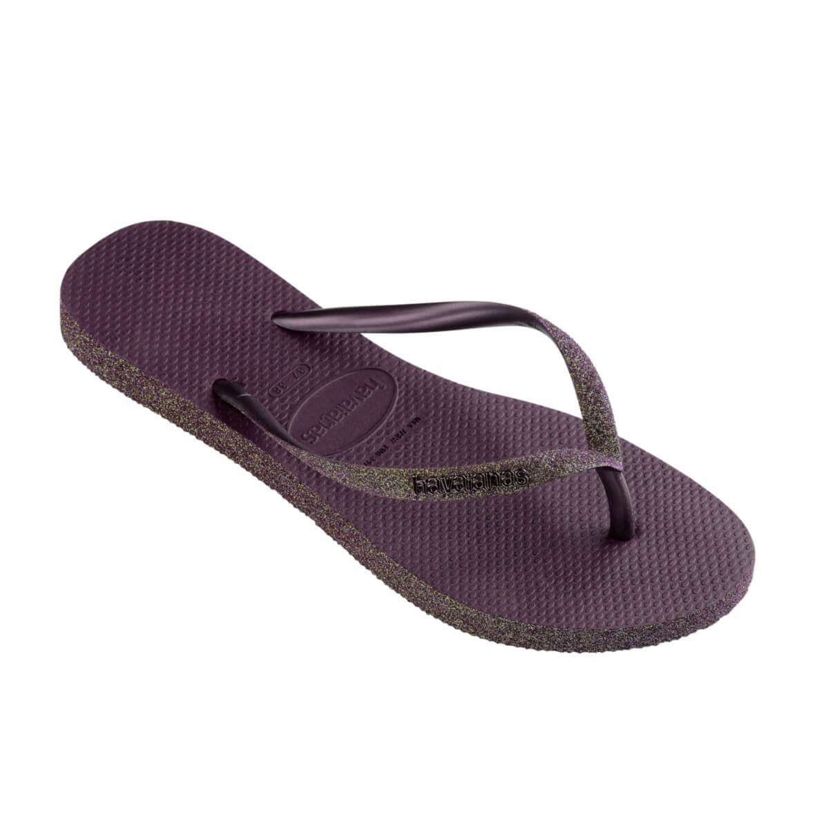 Havaianas Slim Sparkle II Bayan Terlik - Bordo