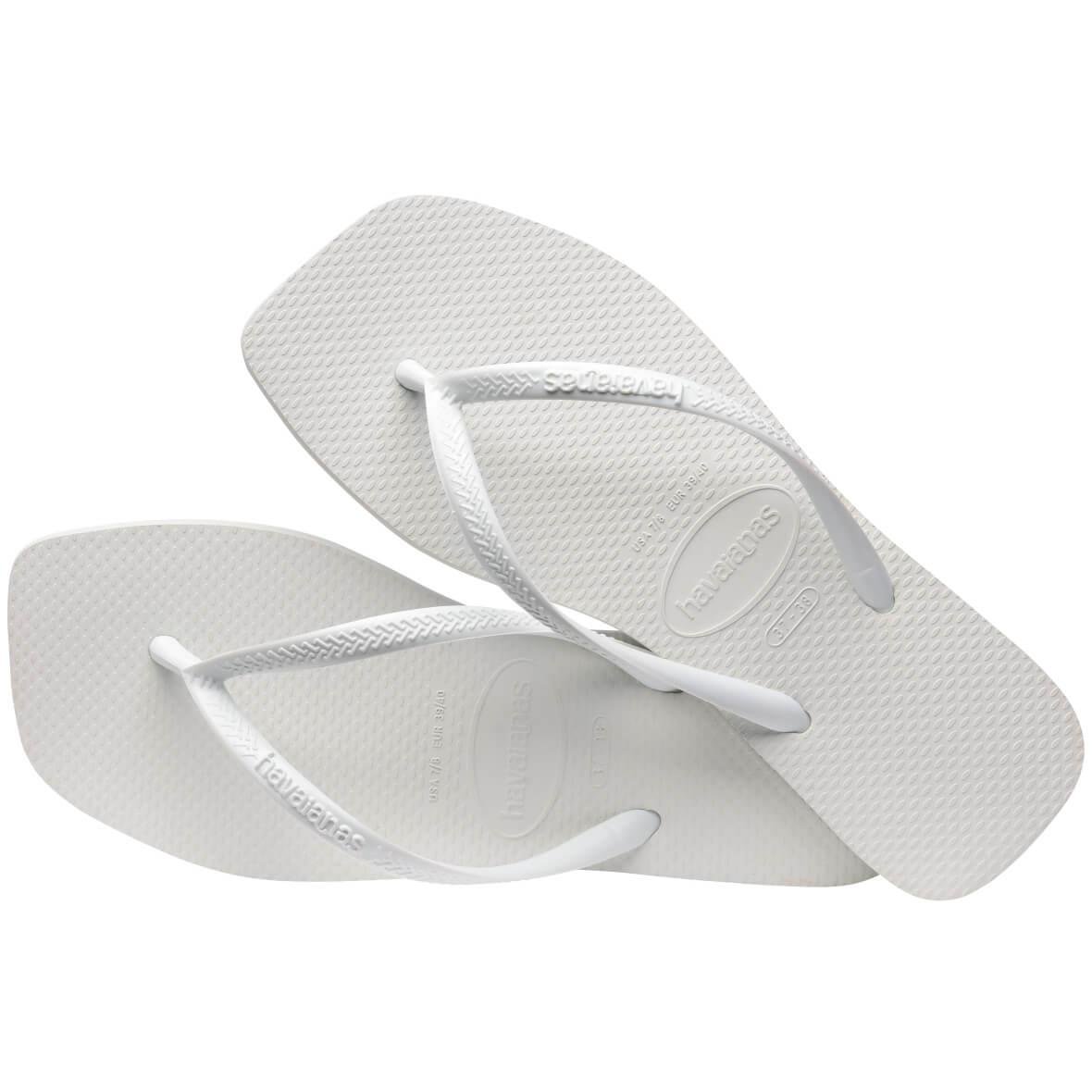 Havaianas Slim Square Kadın Terlik - Beyaz