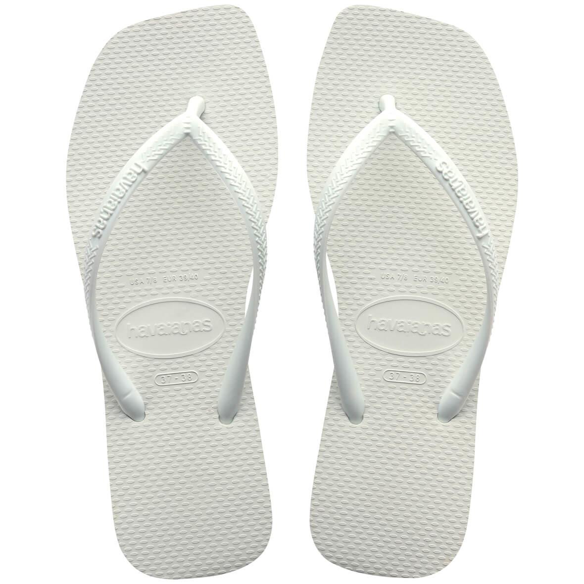Havaianas Slim Square Kadın Terlik - Beyaz