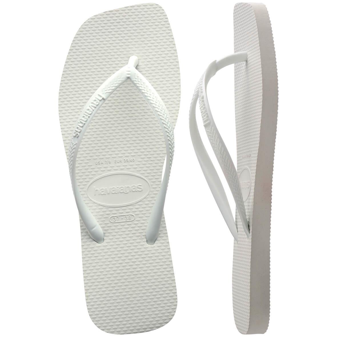 Havaianas Slim Square Kadın Terlik - Beyaz
