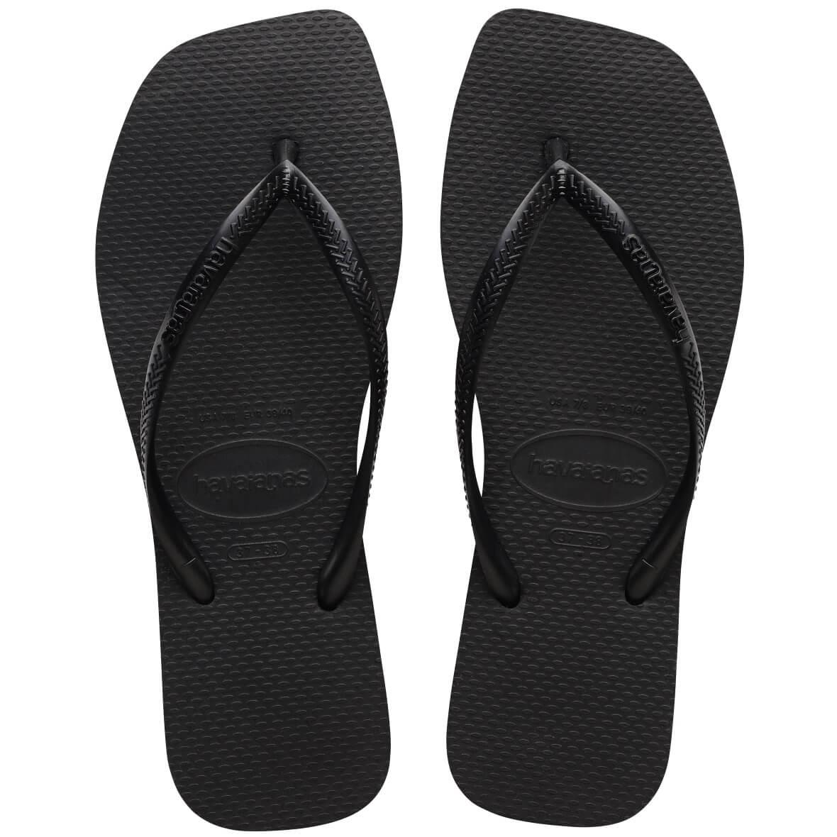 Havaianas Slim Square Kadın Terlik - Siyah