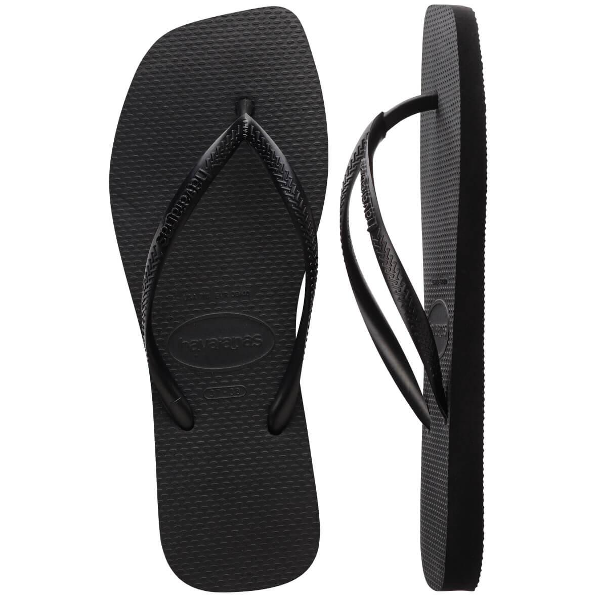 Havaianas Slim Square Kadın Terlik - Siyah