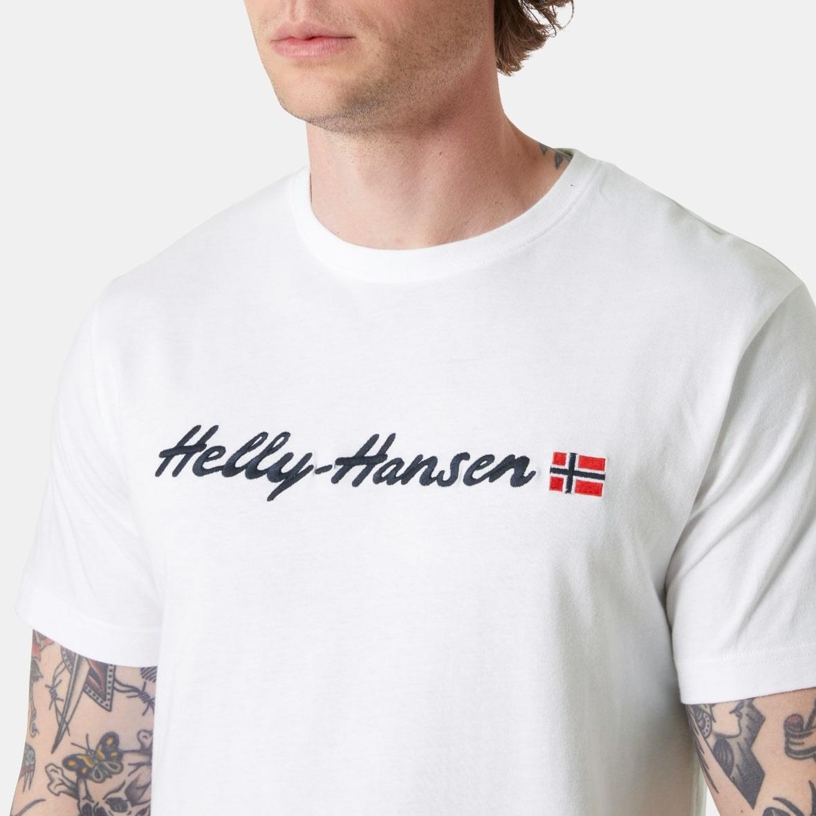 Helly Hansen Core Graphic T 2.0 Erkek T-Shirt - Beyaz