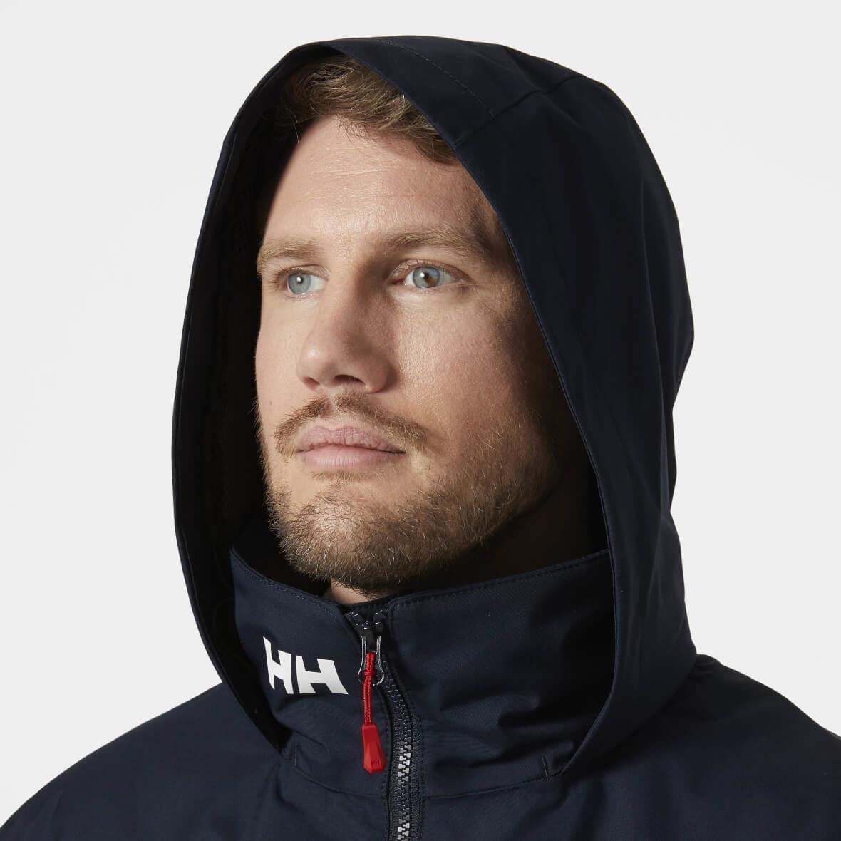 Helly Hansen Crew Hooded Midlayer Jacket 2 Erkek Mont - Lacivert