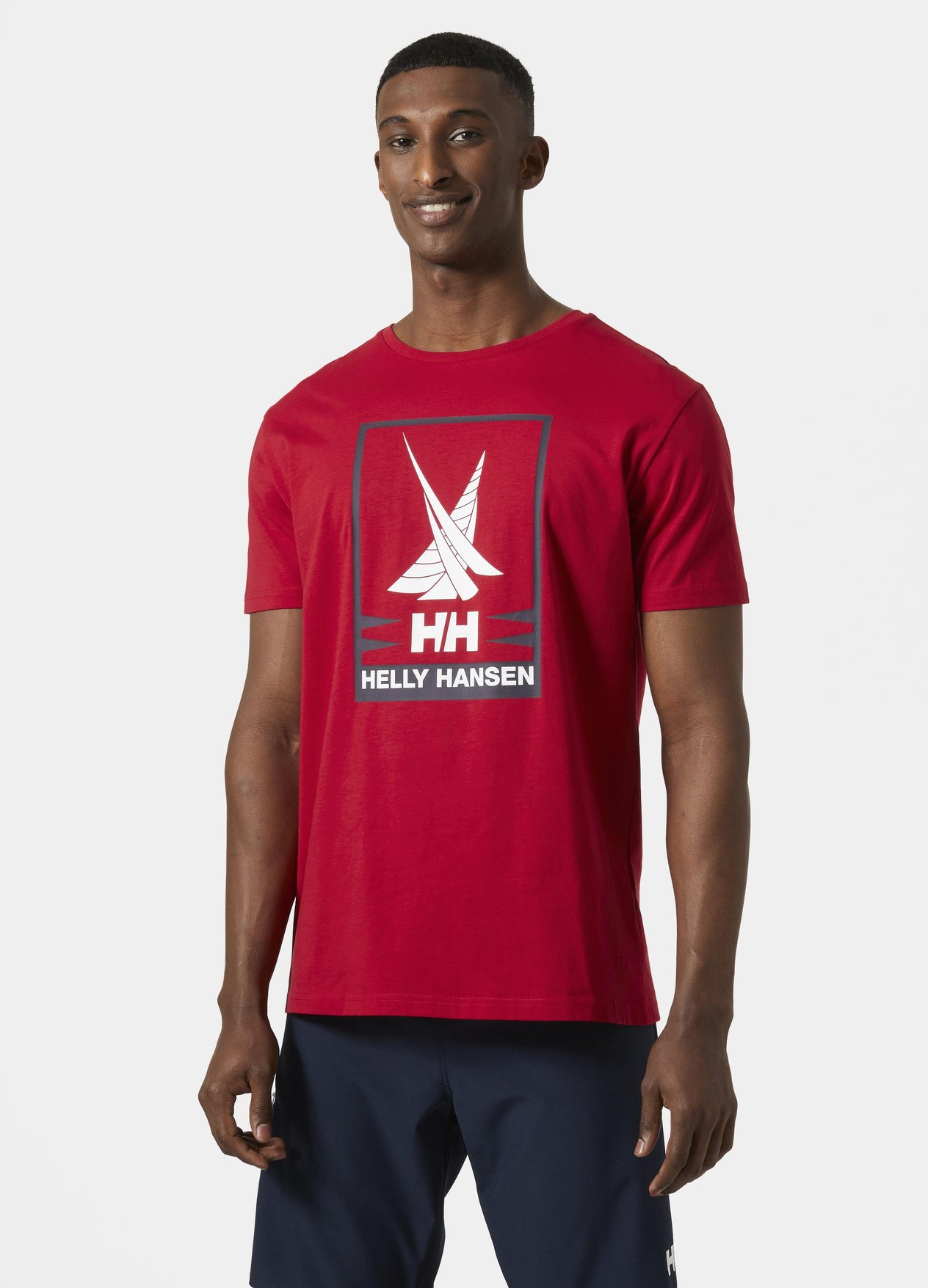 Helly Hansen Shoreline Erkek T-Shirt - Kırmızı
