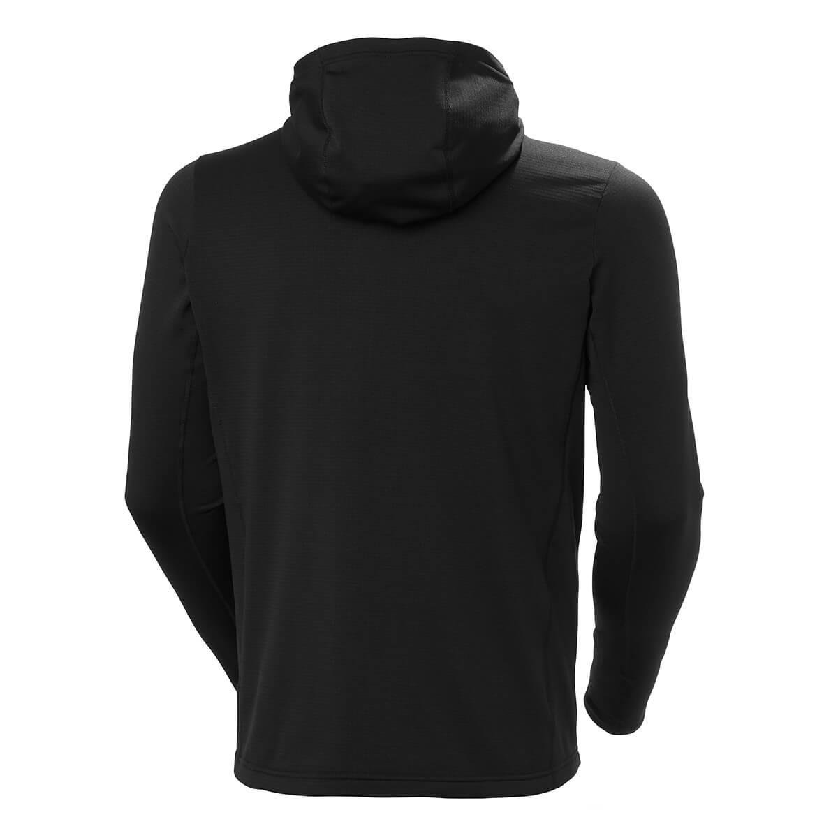 Helly Hansen Versalite Hooded Fleece Jacket Erkek Kapüşonlu Polar - Siyah
