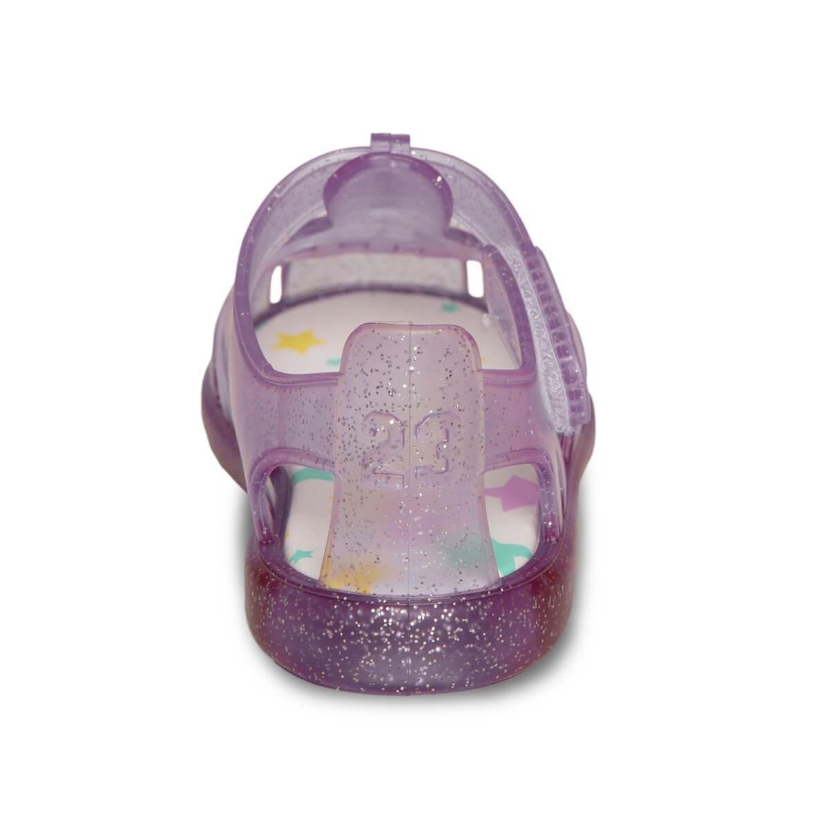 Igor Tobby Gloss Unicornio Çocuk Sandalet - Leylak Parıltı