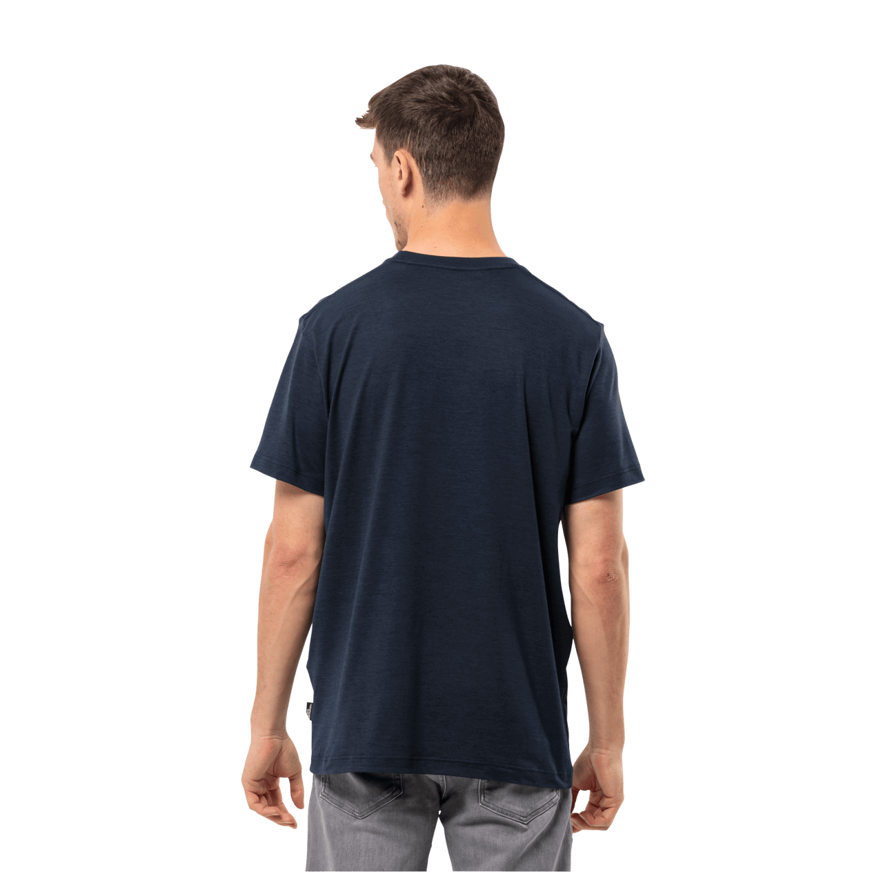 Jack Wolfskin Brand T M Erkek T-Shirt - Lacivert