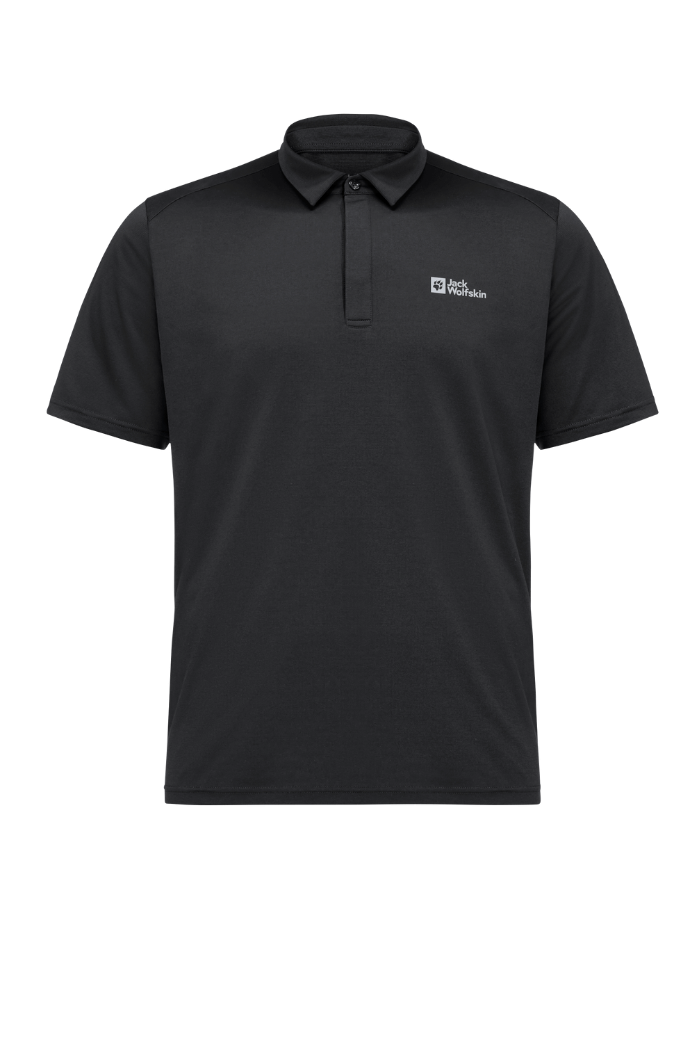 Jack Wolfskin Delgami Polo M Erkek T-Shirt - Black