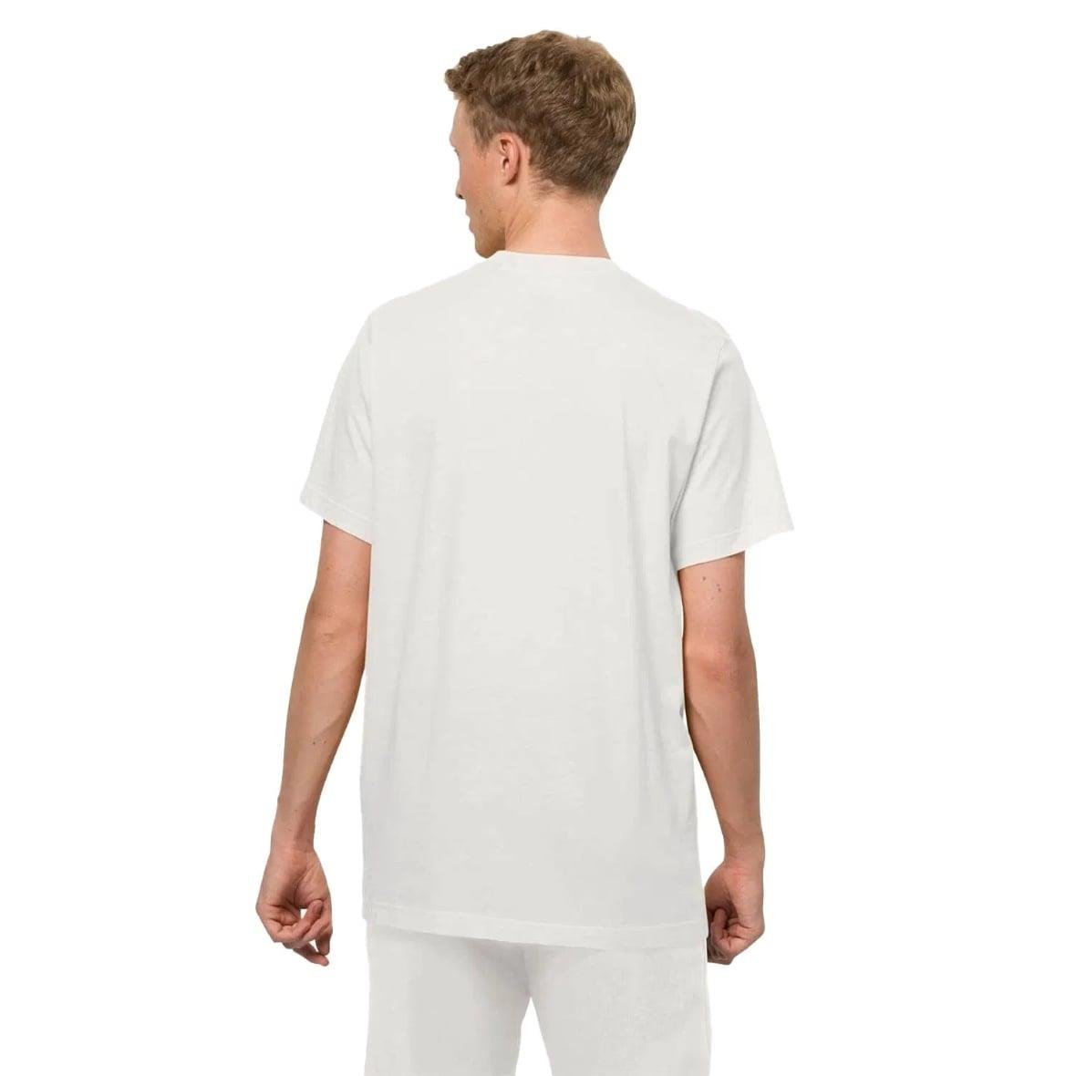Jack Wolfskin Essential T M Erkek T-Shirt - Kırık Beyaz