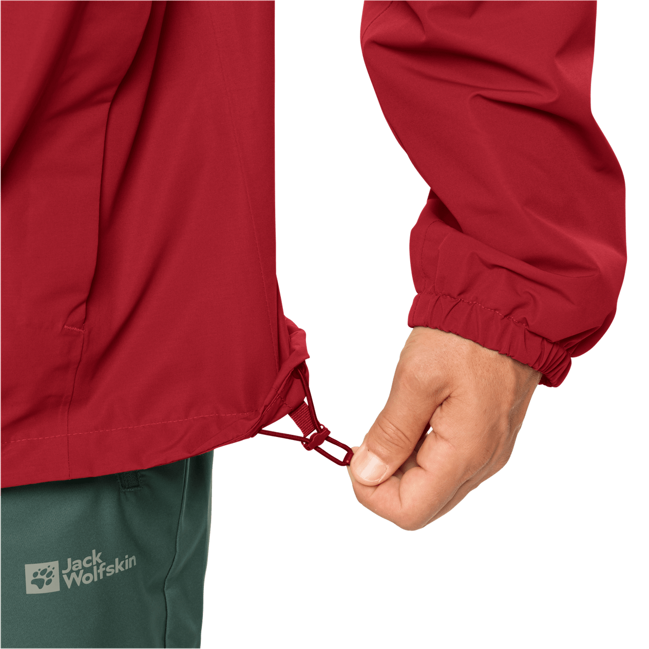 Jack Wolfskin Stormy Point 2L JKT M Erkek Outdoor Ceket - Kırmızı