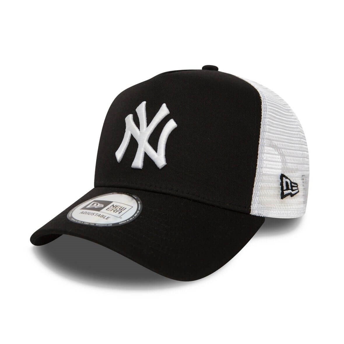 New Era Şapka - Clean Trucker New York Yankees Black/Optic White