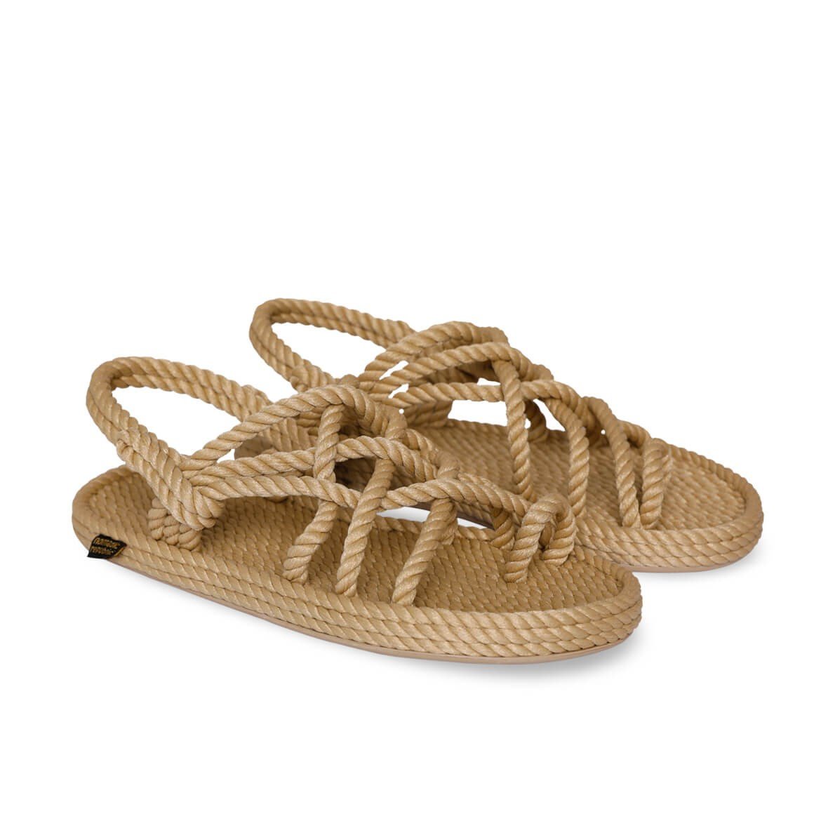 Nomadic Republic Nomadic Kauçuk Tabanlı Erkek Halat Sandalet - Bej