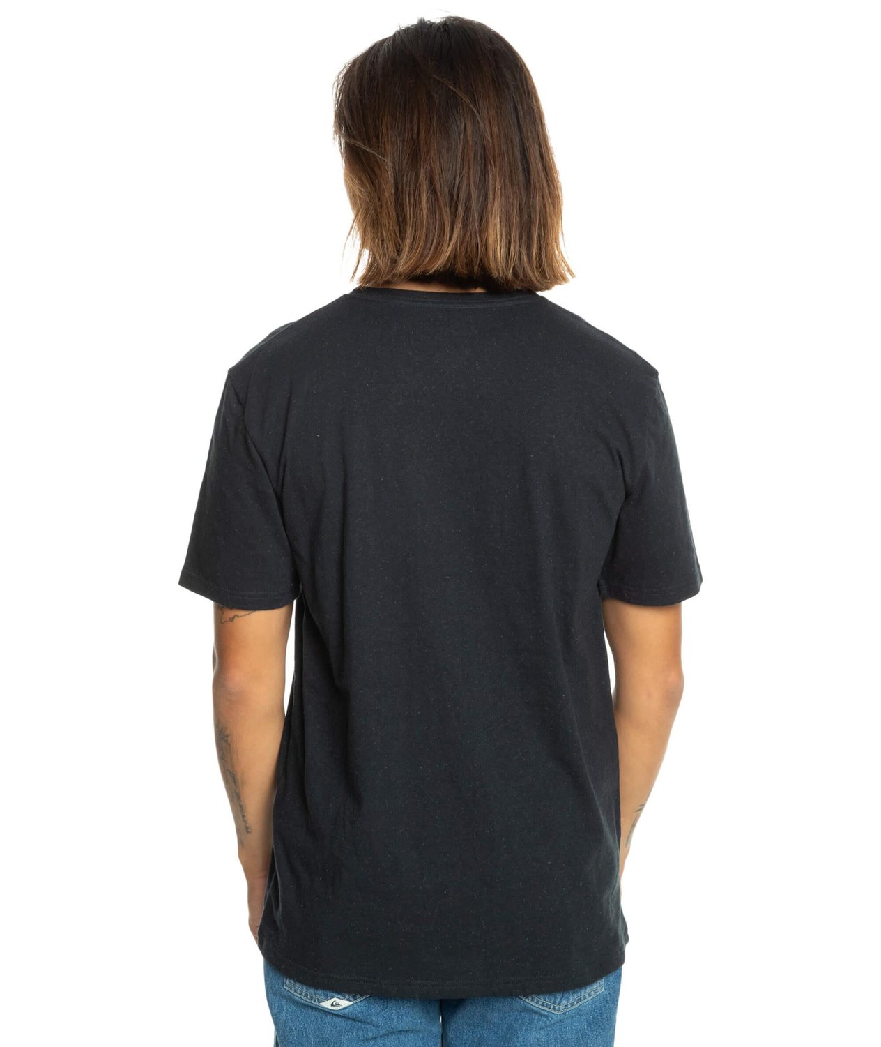 Quiksilver Arched Type SS Erkek T-Shirt - Siyah