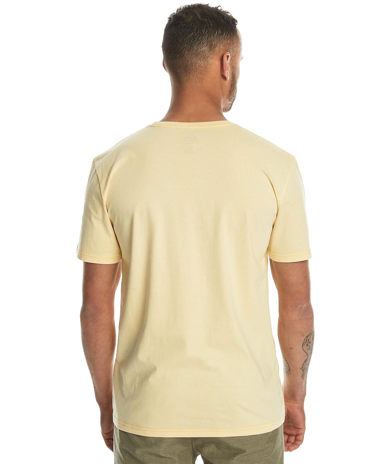 Quiksilver MW Mini Logo SS Erkek T-Shirt - Sarı