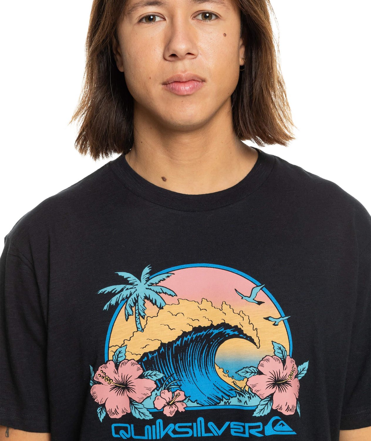 Quiksilver Riding Today SS Erkek T-Shirt - Siyah