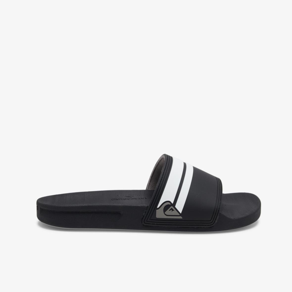 Quiksilver Rivi Slide Erkek Terlik - Siyah / Beyaz