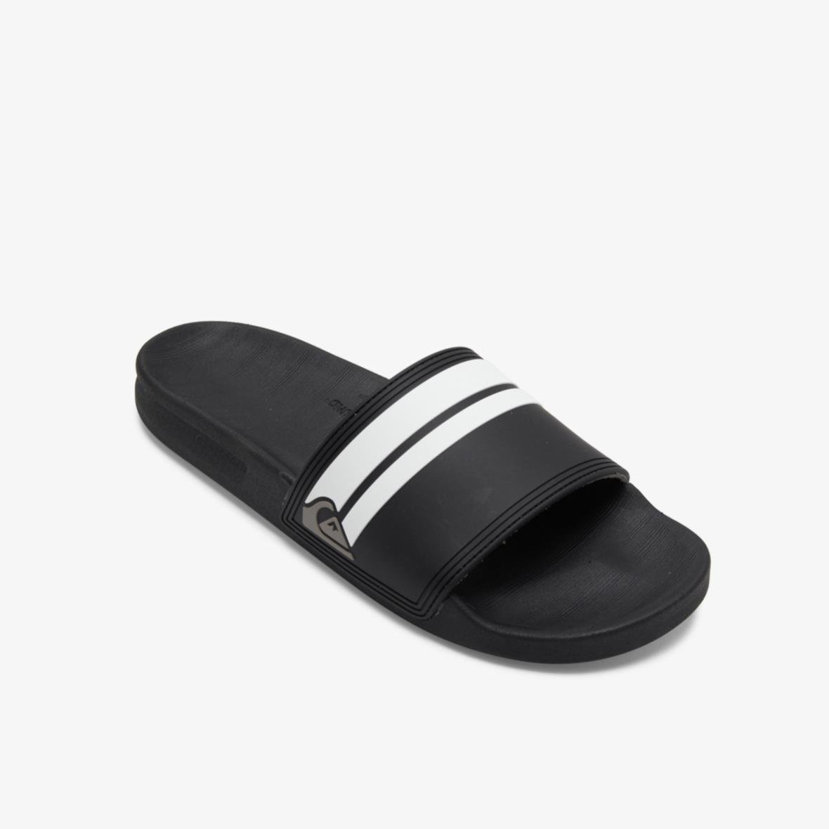 Quiksilver Rivi Slide Erkek Terlik - Siyah / Beyaz