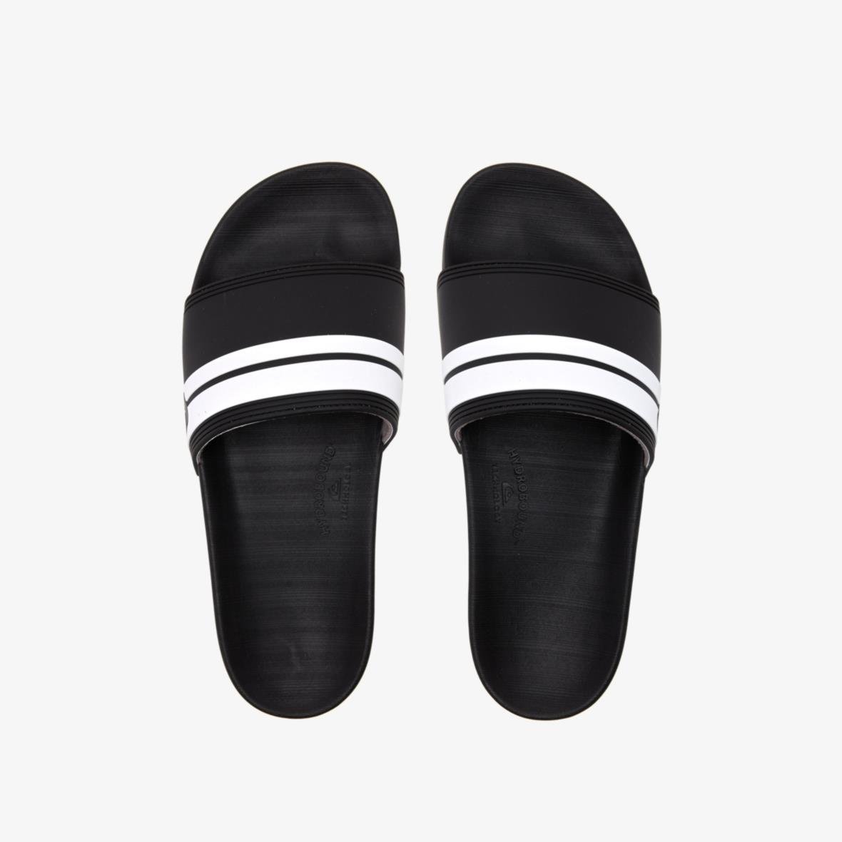 Quiksilver Rivi Slide Erkek Terlik - Siyah / Beyaz