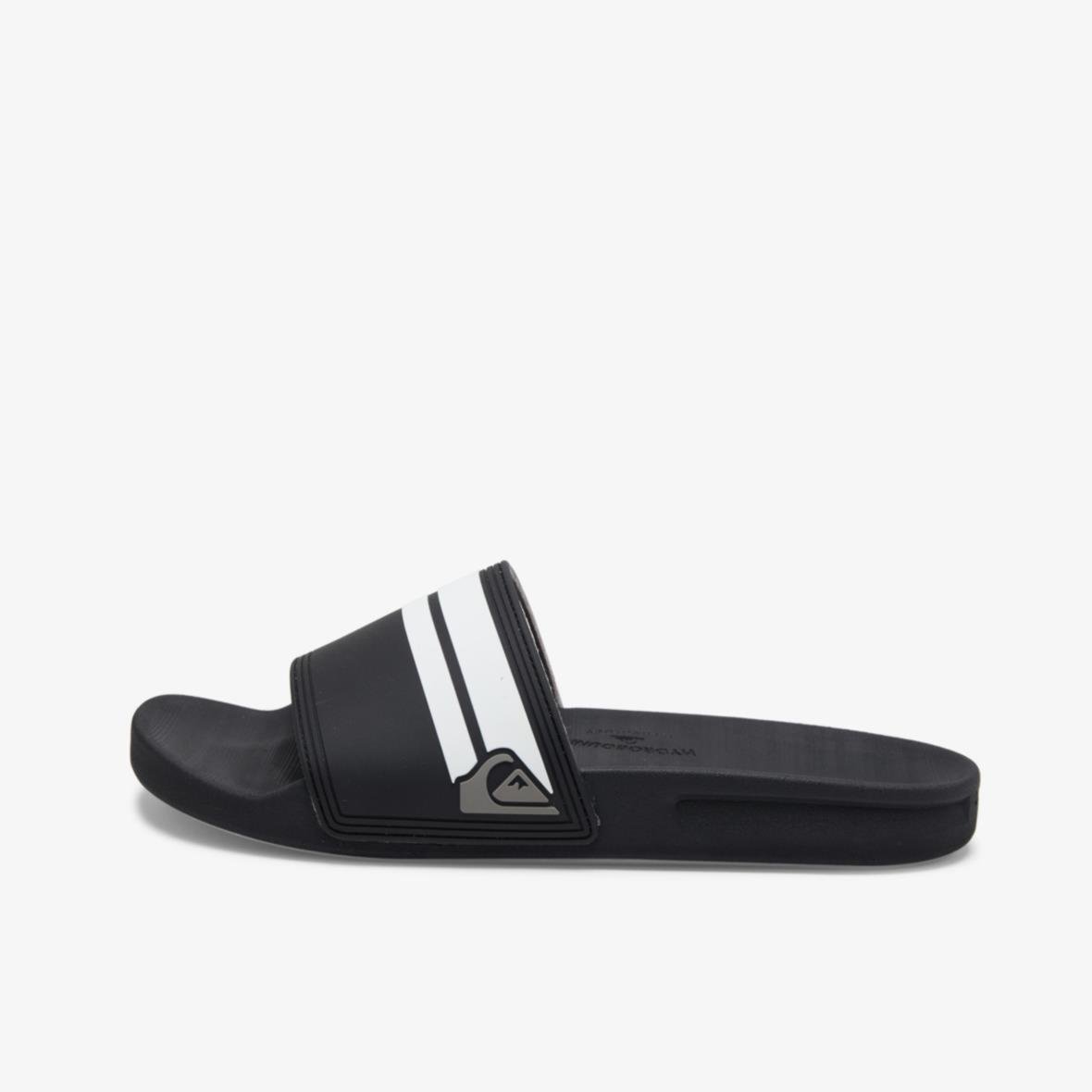 Quiksilver Rivi Slide Erkek Terlik - Siyah / Beyaz