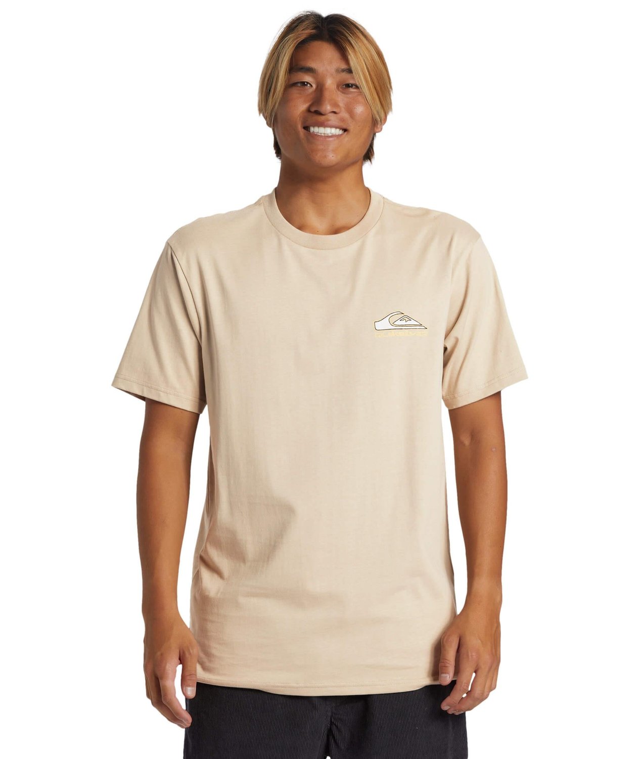 Quiksilver Step Up Mor SS Erkek T-Shirt - Haki