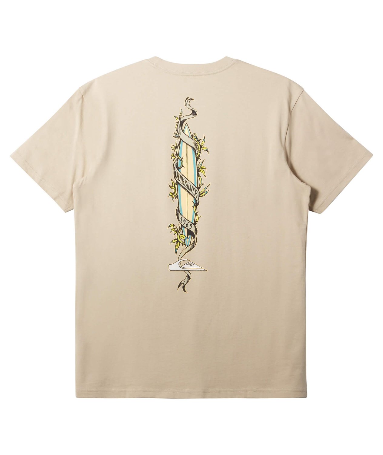 Quiksilver Step Up Mor SS Erkek T-Shirt - Haki