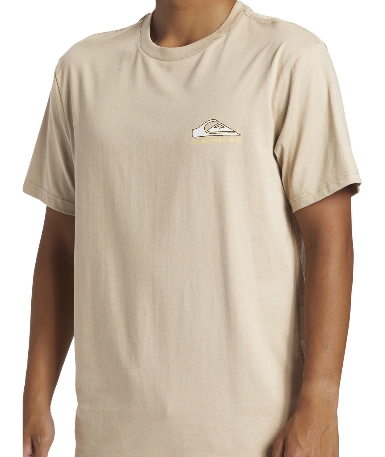 Quiksilver Step Up Mor SS Erkek T-Shirt - Haki