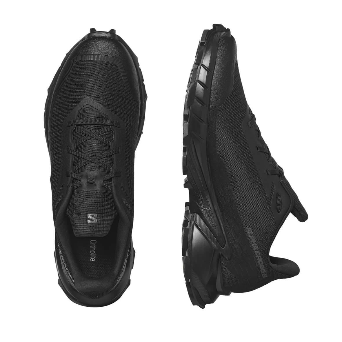 Salomon Alphacross 5 Erkek Koşu Ayakkabısı - Siyah