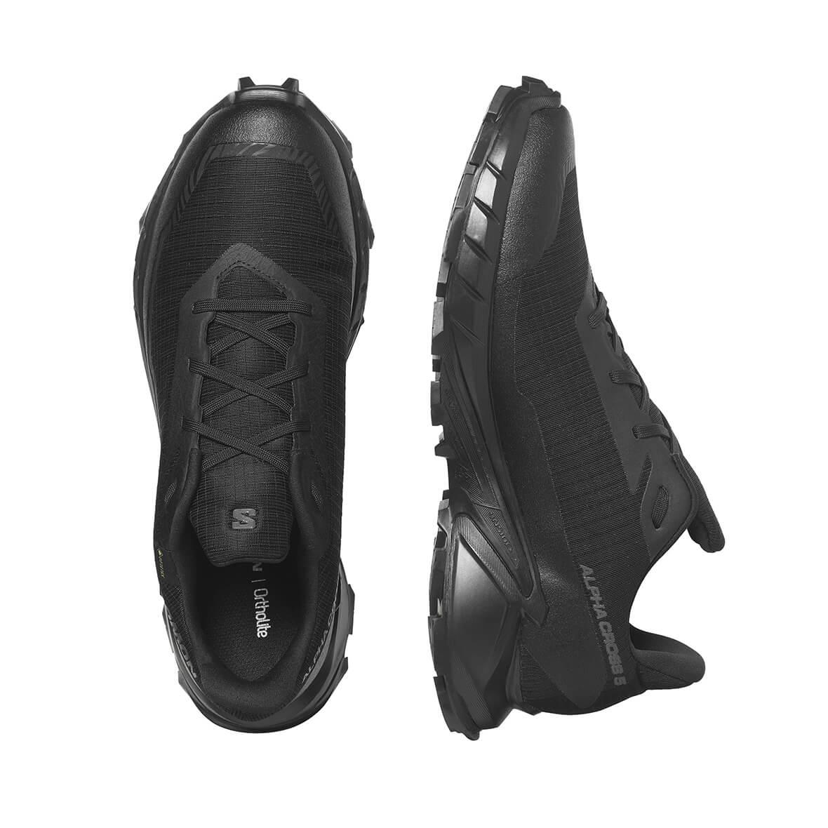 Salomon Alphacross 5 GTX Erkek Koşu Ayakkabısı - Siyah