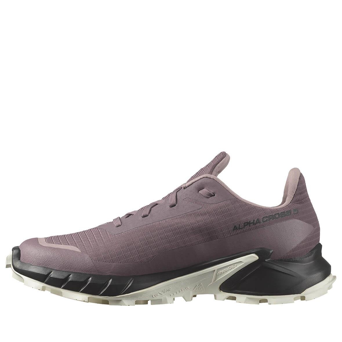 Salomon Alphacross 5 GTX W Kadın Koşu Ayakkabısı - Mürdüm