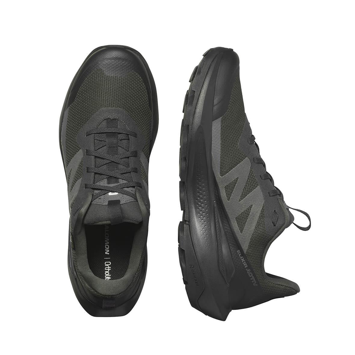 Salomon Elixir Activ GTX Gore-Tex Erkek Outdoor Ayakkabı - Siyah