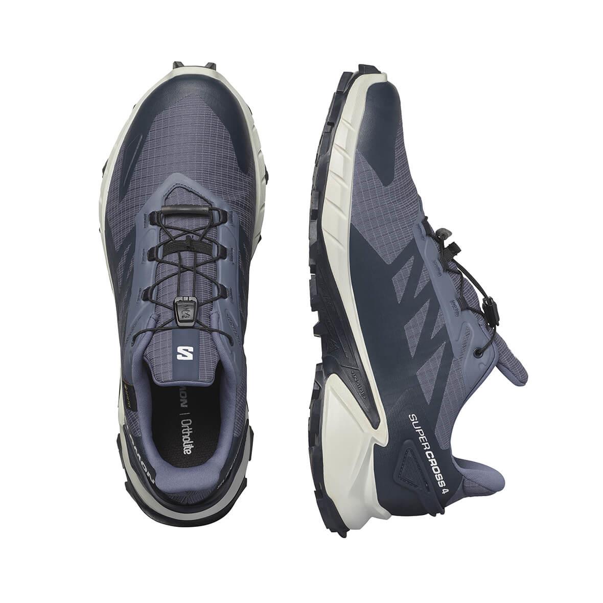 Salomon Supercross 4 GTX Gore-Tex Erkek Koşu Ayakkabısı - Gri