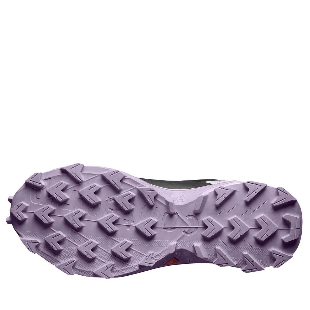 Salomon Supercross 4 GTX W Gore-Tex Kadın Koşu Ayakkabısı - Siyah / Lila
