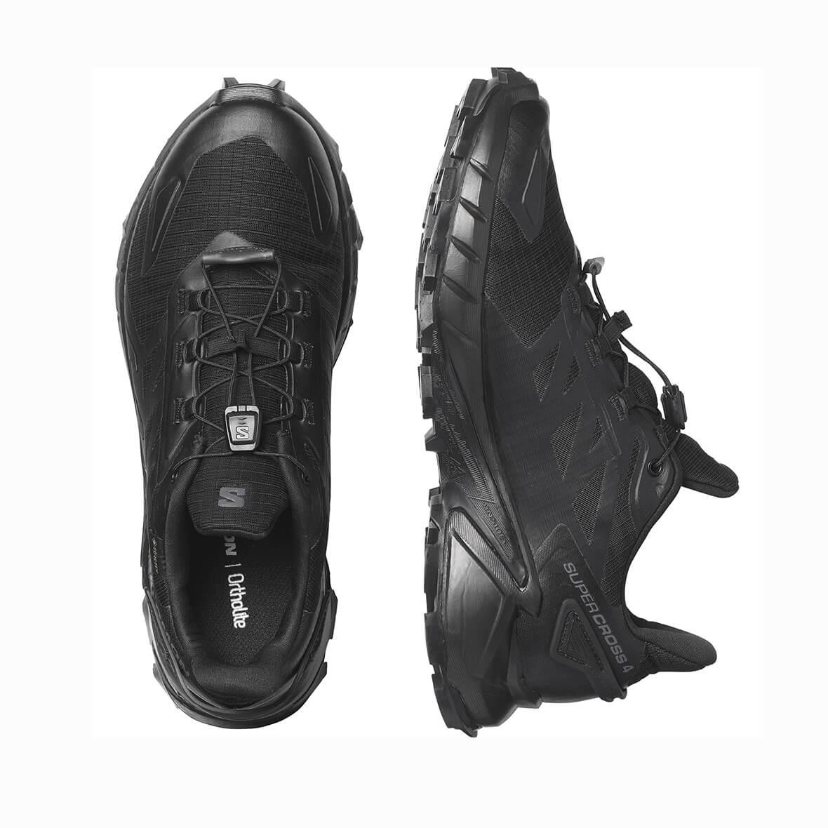 Salomon Supercross 4 GTX W Gore-Tex Kadın Koşu Ayakkabısı - Siyah