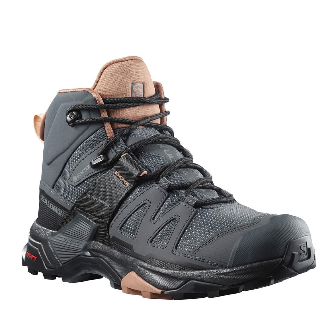 Salomon X Ultra 4 MID GTX W Gore-Tex Kadın Outdoor Bot - Antrasit