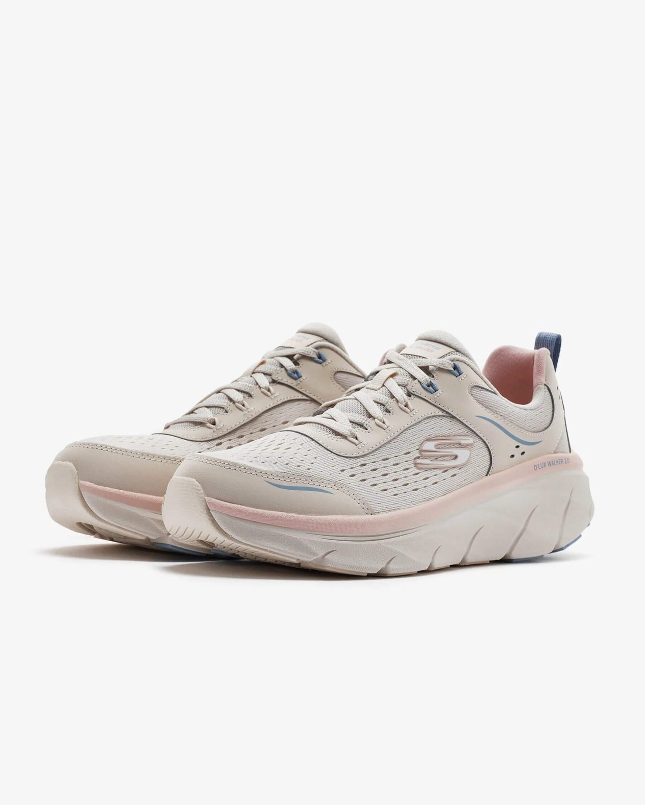 Skechers D'Lux Walker 2.0 150093 NTMT Kadın Sneaker - Bej