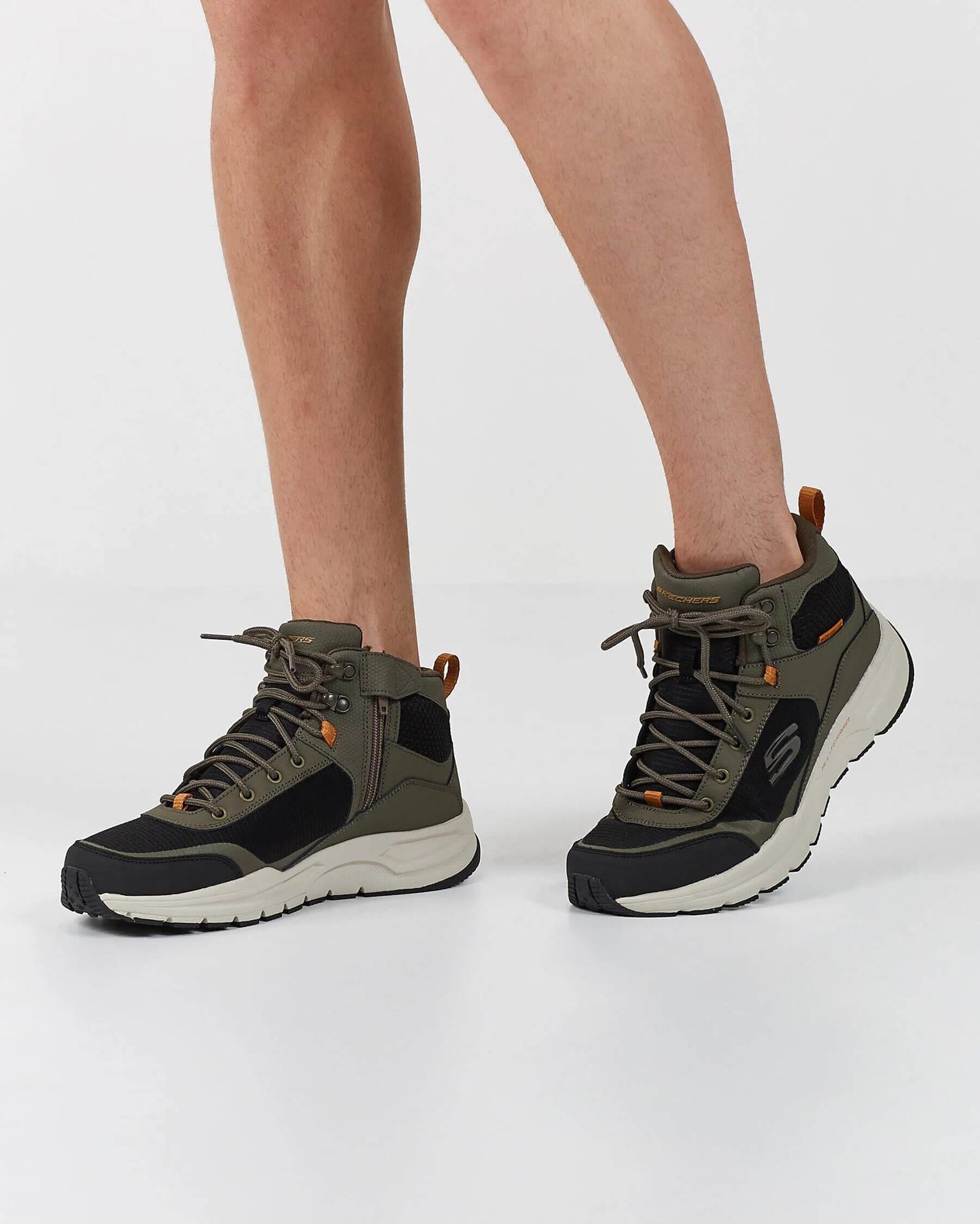 Skechers Escape Plan 2.0 - Woodrock 51705 OLBK Erkek Outdoor Bot - Haki