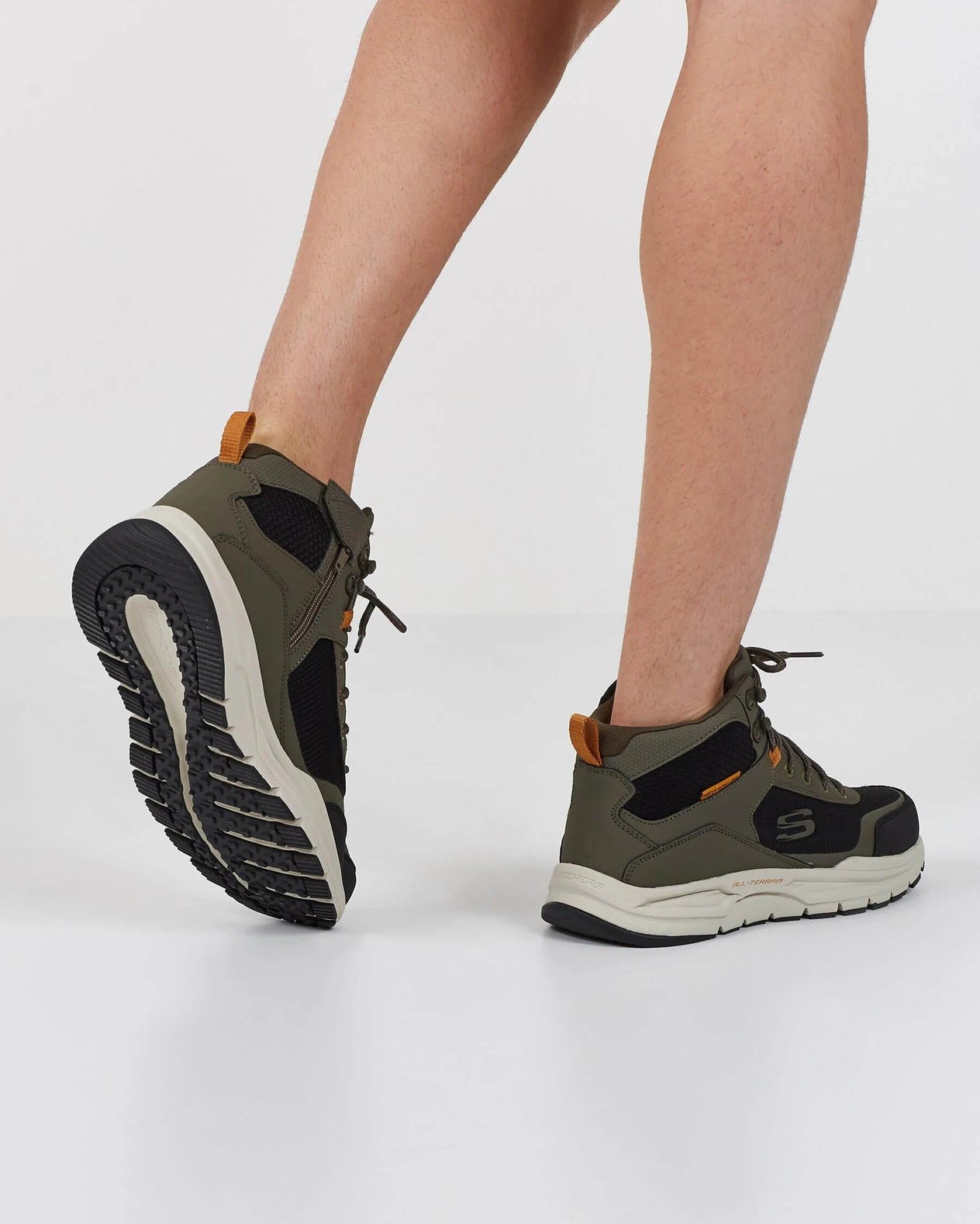 Skechers Escape Plan 2.0 - Woodrock 51705 OLBK Erkek Outdoor Bot - Haki