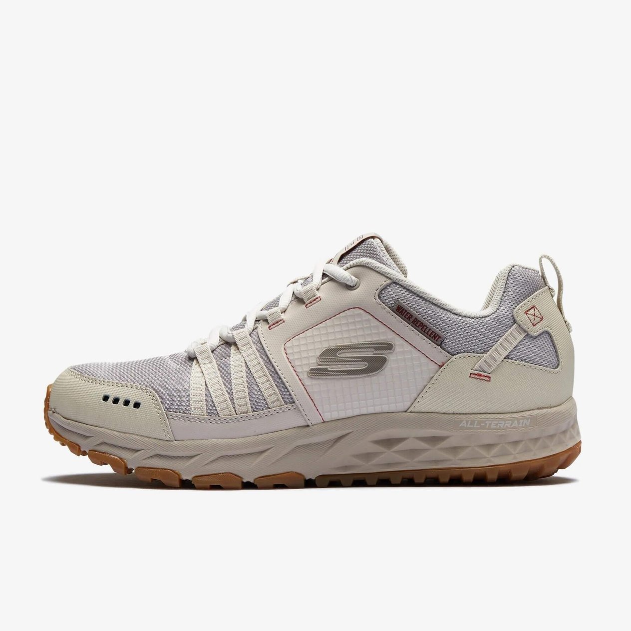Skechers Escape Plan 51591 OFWT Erkek Outdoor Ayakkabı - Gri / Bej