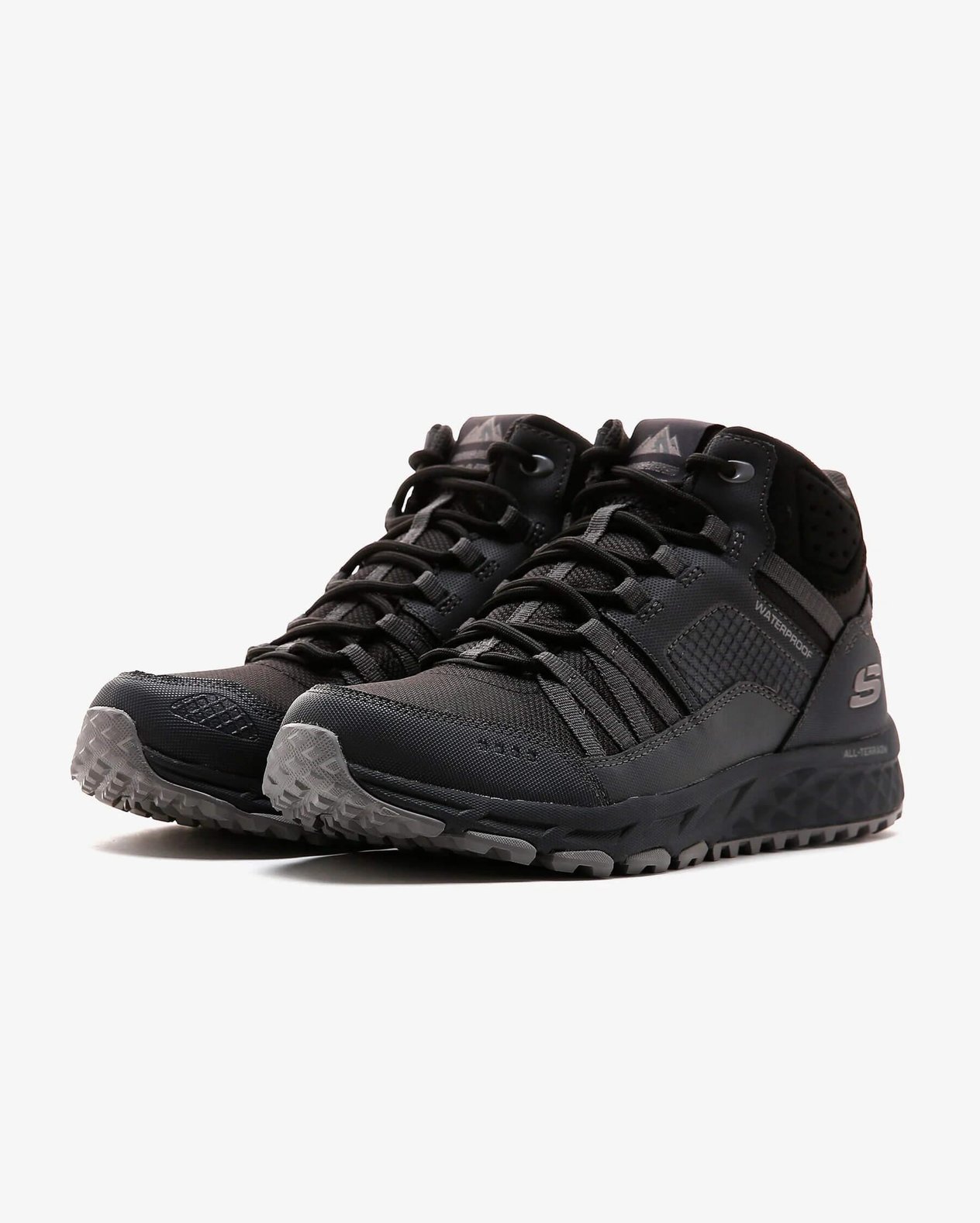Skechers Escape Plan - Outward Voyage 180063 CCBK Kadın Outdoor Bot - Antrasit