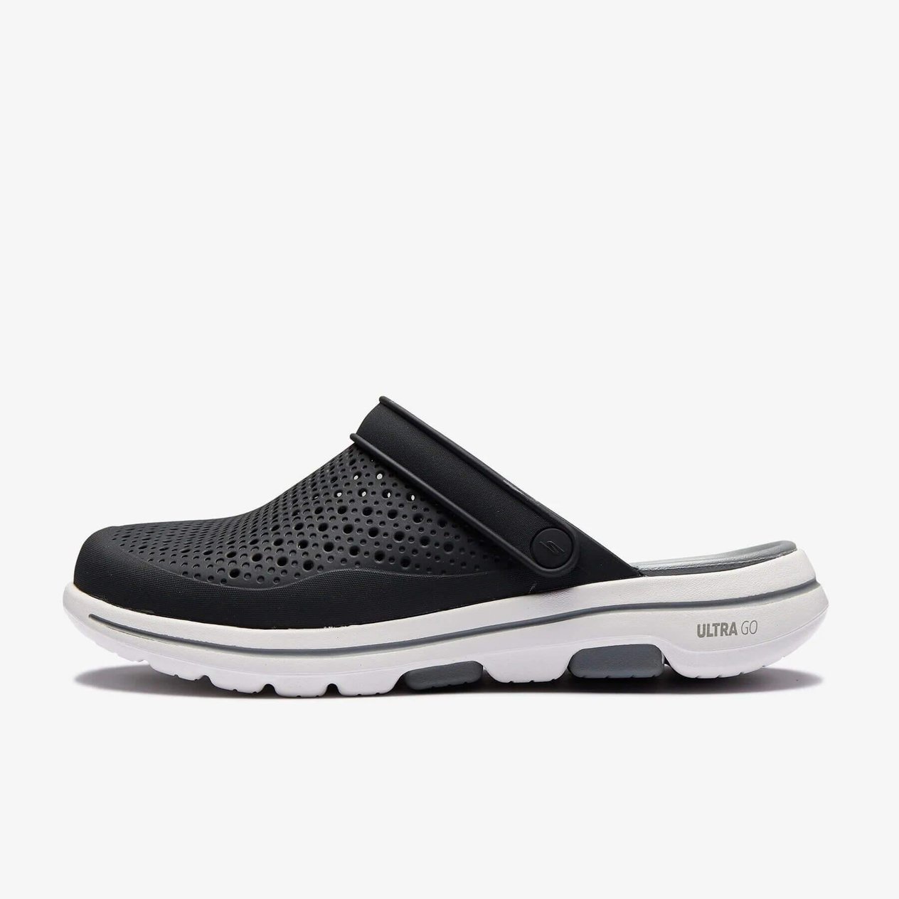 Skechers Go Walk 5 - Astonished 243002 BKGY Erkek Terlik - Siyah