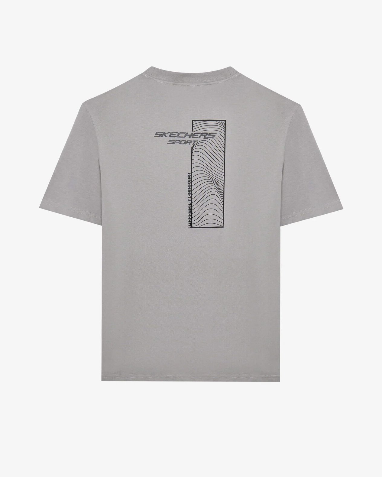 Skechers M Graphic Tee Light Weight Regular T-Shirt S242138-035 Erkek T-Shirt - Gri