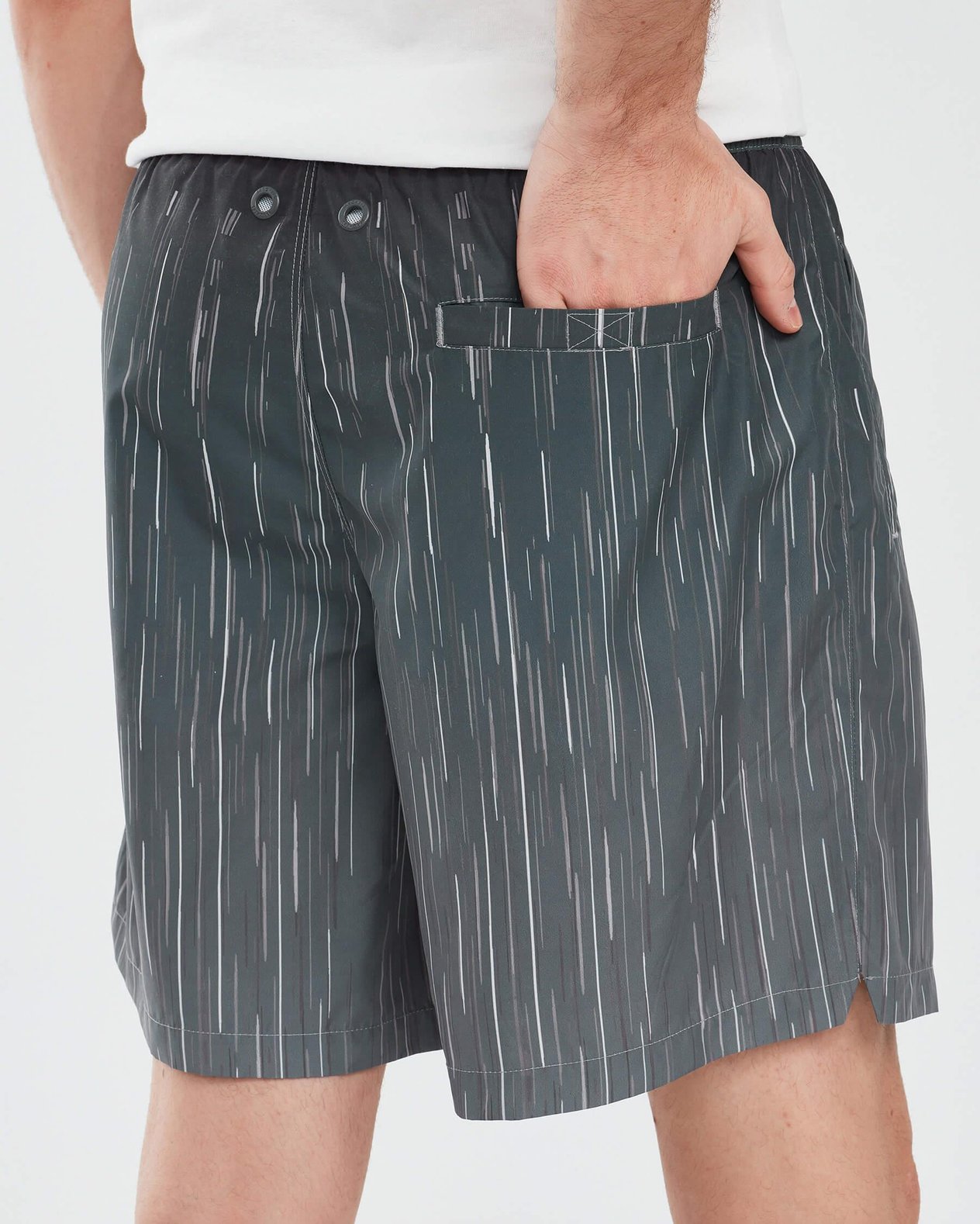 Skechers M Swimwear 7 Inch Swimshort S241141-001 Erkek Deniz Şortu - Haki
