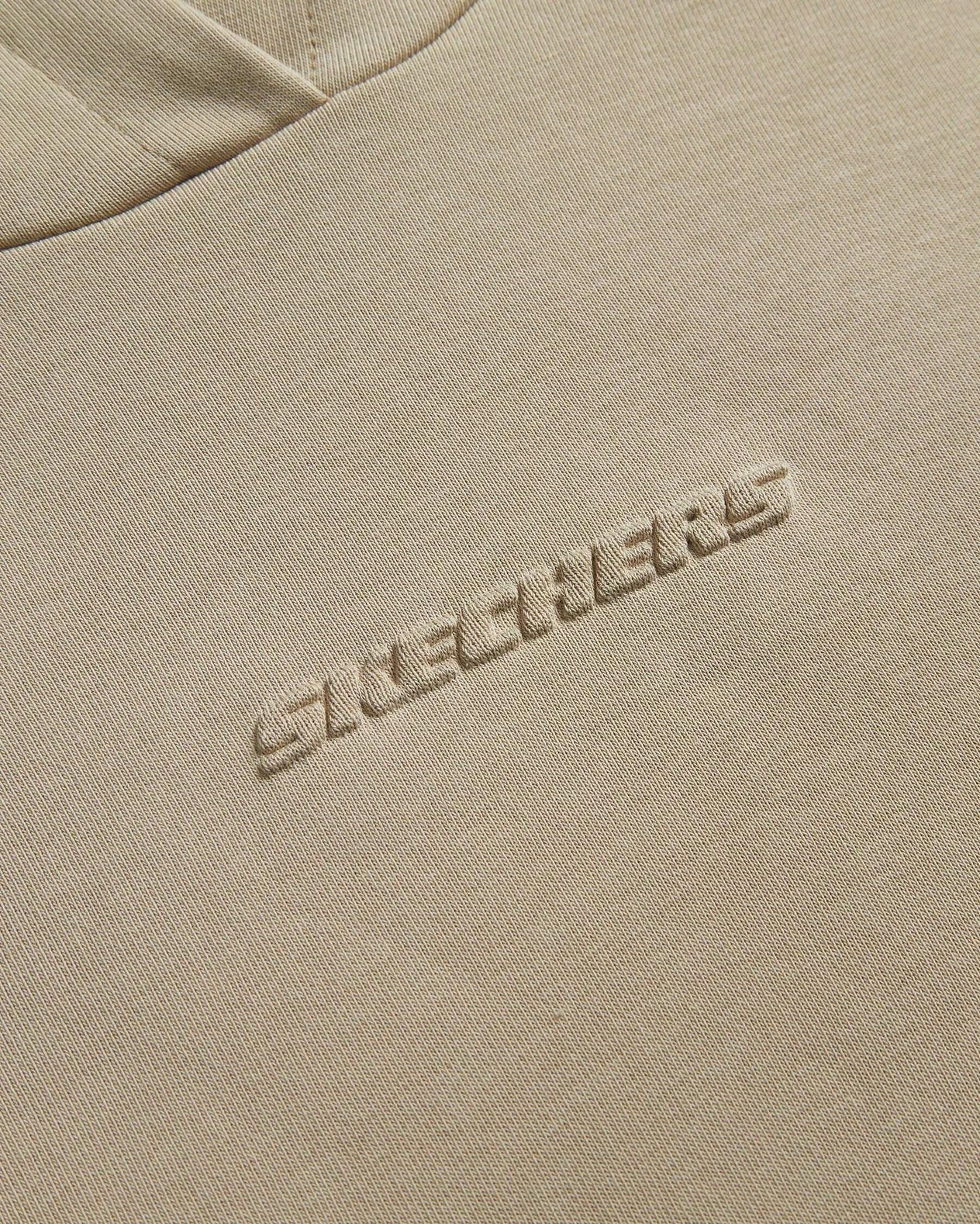 Skechers W Essential Hoodie Sweatshirt S242111-013 Kadın Sweatshirt - Bej