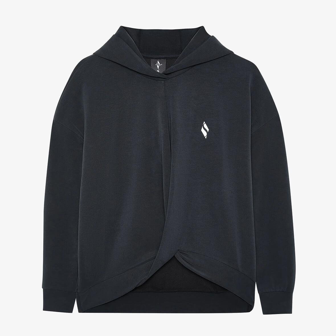 Skechers W Soft Touch Hoodie Sweatshirt S242111-001 Kadın Sweatshirt - Siyah