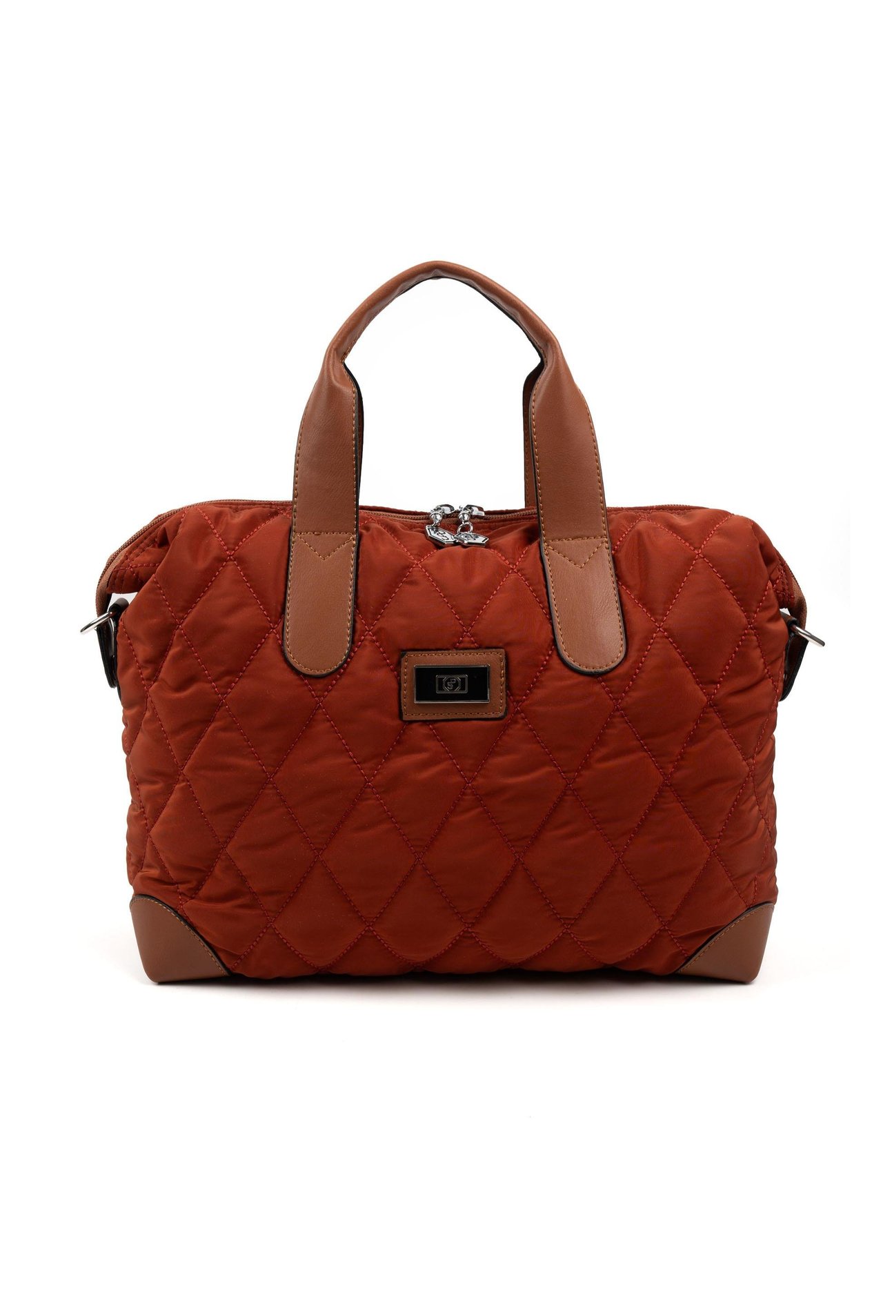 Silver & Polo Kiremit - Taba SP1152 Kadın Seyahat Çantası
