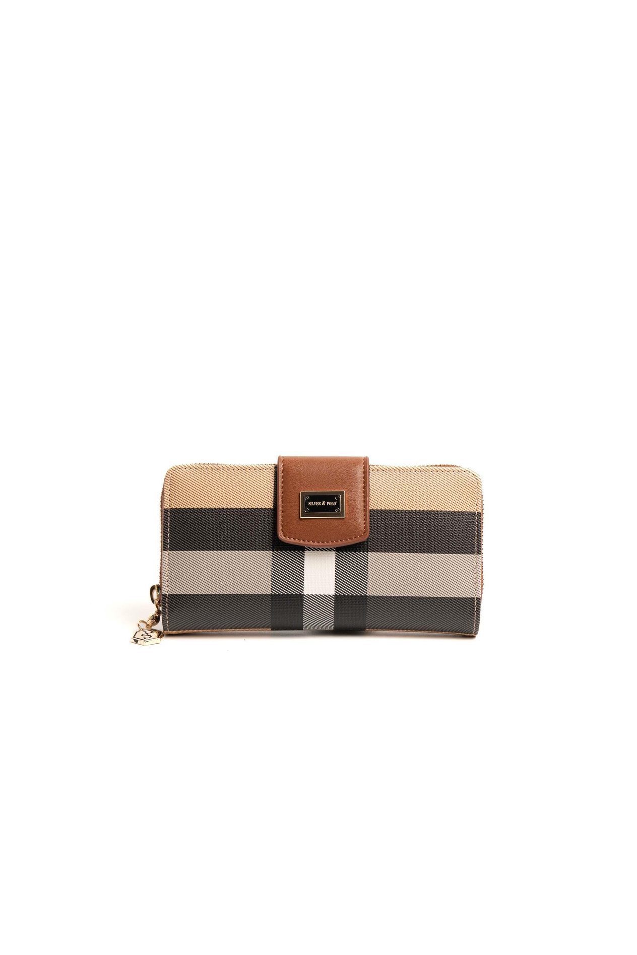 Silver & Polo Bej - Taba SP928 Kadın Cüzdan & Kartlık