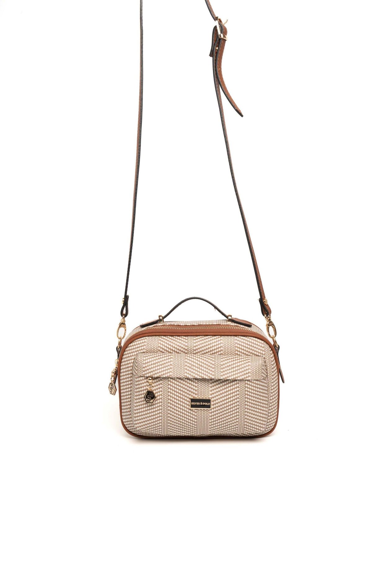 Silver & Polo Bej - Taba SP1186 Kadın Çapraz Çanta